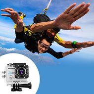 Excelvan Q8 Full HD 4K 1080P Waterproof Sports Action Camera kits with 2.0 Inch WIFI 16MP Accessories (Blue) N2