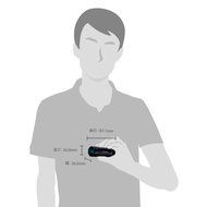 Panasonic wearable camera black HX-A1H-K - International Version (No Warranty)