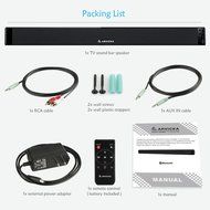 ARVICKA Home Theater Sound System TV speakers with HIFI CSR Wireless Bluetooth 4.0 Stereo Audio Sound Bar Speaker... N3