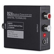 DAC Digital to Analog Converter, Proster Digital to Analogue Stereo Audio Converter with RCA L/R + 3.5mm Headphone...