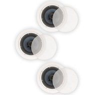 Blue Octave BDC62 In Ceiling 6.5" Speakers 2 Way Home Theater Surround Sound 3 Speaker Set