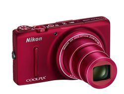 Nikon COOLPIX S9500 digital camera optical zoom 22 times the Wi-Fi-enabled Red Velvet S9500RD