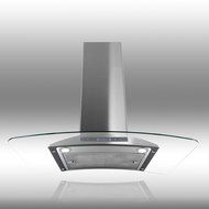 AKDY AWRKN36 36" Wall Mount Range Hood with 760 CFM 65 dB Centrifugal Motor Innovative Touch 2W LED Lighting 3...