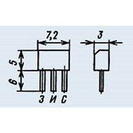 Transistors silicon KP313B USSR 25 pcs