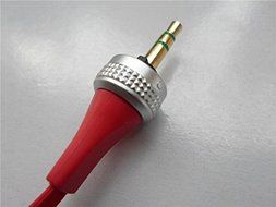 Audio Remote Mic Volume Control Cable Wire Cord for Sony MDR-X10 Headphones Headphone Headset Earphone Color Red