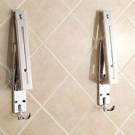 Bluelover SUS 304 Stainless Steel Microwave Oven Holder Rack with Hook Kitchen Tool N3