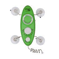 Zadro Shower Bug with Am/fm Radio, Digital Portable Shower Radio, Radio Shower, Green
