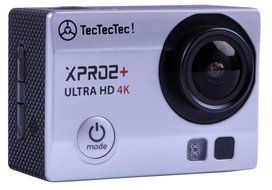 TecTecTec Action Camera Ultra HD XPRO2+ WiFi Waterproof Sport Cam - Silver