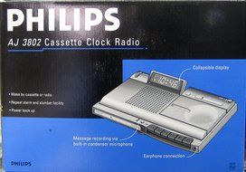 Philips Cassette Clock Radio NOT FOR USA 220 VOLTS ONLY