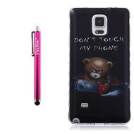 Note 4 Case, Firefish Durable Soft TPU Back Case [Soft-Flex] Drop Protection Scratch-Resistant Cover Skin Protective... N503