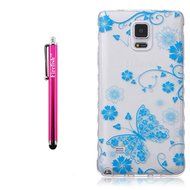 Note 4 Case, Firefish Durable Soft TPU Back Case [Soft-Flex] Drop Protection Scratch-Resistant Cover Skin Protective... N518