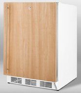 Summit AL752LBLBIIF 24" Compact ADA Compliant All-Refrigerator with 5.5 cu.ft. Capacity Adjustable Shelves Automatic...