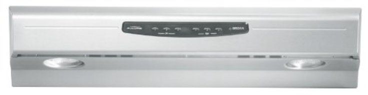 Broan QS230SS Allure II Under-Cabinet Range Hood, 30-Inch, Stainless Steel N6