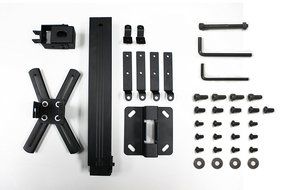 Elite Screens 12&quot; Wall and Ceiling Hanging L-Brackets for Manual/Spectrum/VMAX2 series, Black... N2
