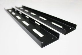 Elite Screens 12&quot; Wall and Ceiling Hanging L-Brackets for Manual/Spectrum/VMAX2 series, Black... N3
