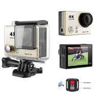 Sport Camera, TONSEE Waterproof H2R Super Slim Ultra HD 4K Video Sport Camera Remote Control, Gold N3