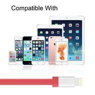 Unique Heavy Flat Charging Cable, Charger(TM)[2pcs 10ft]High Speed Data Transfer Cable For iPhone 6S 6S Plus iPhone... N8