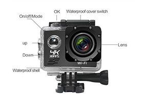 2.0 inch V3 Action Camera 170 Degree Wifi Waterproof Ultra HD 4K Sport DV N4