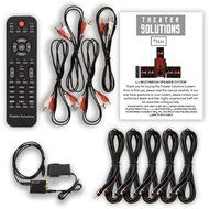 Theater Solutions TS521 Home Theater 5.1 Speaker System with Optical Input and 5 Extension Cables N2