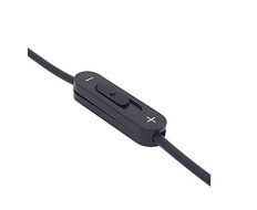 CY Black 3.5mm Stereo Male to Double 3.5mm Female Audio Headphone Y Splitter Cable with Volume Switch N5