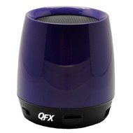 QFX Bluetooth Speaker with Microphone FM/USB/Micro-SD-Blue consumer electronics