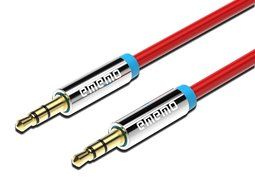 EMEMO&reg; #1 Premium 3FT (BLACK) 3.5 mm to 3.5 mm Stereo Jack Auxiliary Audio Cable - Compatible iPhone/iPod/iPad... N6
