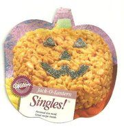 Wilton Halloween Jack-O-Lantern Singles Mold Cake Pan (Pumpkin) (2105-1120, 1996)