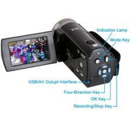 SSstar HDMI 720p 2.7 Inch TFT LCD Rotation Digital Video Camcorder 16.0MP 16X Zoom Camera DV Video Recorder (Black) N5