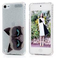 Badalink iPod Touch 5 Case Soft TPU Shockproof Easy Grip Rubber Bumper Frame + PC Back Shell with Color-fading... N49