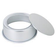 TOOGOO(R) 8 Inch Sandwich Cake Baking Tin Pan Mould Box Round Deep Loose Base Bottom Aluminum N4