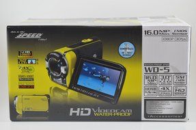 Speed WD-5 Waterproof 3 Inch 16MP Full HD 1080P 4X Zoom Digital Video Camera Camcorder