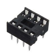 60pcs 8 Pin DIP IC Sockets Adaptor PCB Solder Type Connectors Plugs.