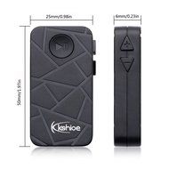 Kshioe Bluetooth 4.1 Audio Music Receiver A2dp Wireless Adapter with 3.5mm Hands Free Calling for Iphone, Cellphone...