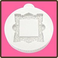 Miniature Frames - Vintage Square Embellishment Cake Mold N2