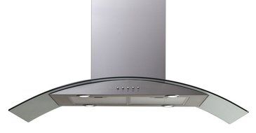 Windster Hood HI42SS Residential Stainless Steel Island Glass Range Hood Set, 42-Inch