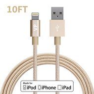 Lightning Cable, VP 2Pack 10 FT iPhone Charger Cord nylon braided for Apple iphone SE, iPhone 7, 6s, 6s+, 6+,... N22