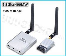 Fpv Rc Boscam 5.8G 5.8Ghz 400mW 8CH 8Channel FPV AV video and audio Transmitter &amp; Receiver TS353 + RC305 For RC...