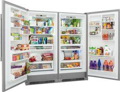 Frigidaire Professional Series Built-In All Refrigerator, All Freezer Combo with Easy Care Stainless (FPFU19F8RF_FPRU19F8RF) N2