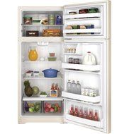 Ge GIDDS-632157 Energy Star 17.5 cu. ft. Top Freezer Refrigerator, Bisque, Reversible Door Swing N3