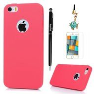 iPhone SE Case,iPhone 5S Case,iPhone 5 Case - Candy Color Series Slim Fit Shock-absorption Drop Protection Soft... N17