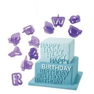 MuLuo Cake Baking 40pcs Alphanumeric Symbols Printed Die-mold Fondant Mold N2