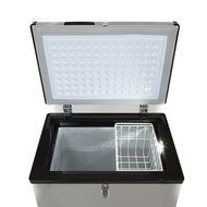 Whynter FM-951GW 95 quart Portable Wheeled Freezer with Door Alert and 12V Option, Gray N7