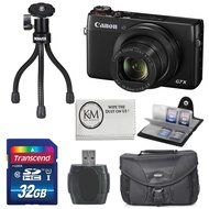 Canon PowerShot G7X Digital Camera + Accessory Bundle