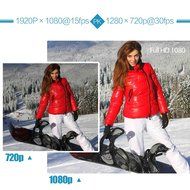 Yuntab Action Camera Sport DV 720P Mini 30-Meter Waterproof 2 inch TFT LCD HD 5MP Helmet Camera Cam Extreme Action... N5