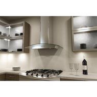 Miseno MH00330G 750 CFM 30 Inch Stainless Steel Wall Mounted Range Hood with Dua, Stainless Steel / Glass N4