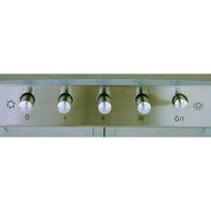 Miseno MH00330G 750 CFM 30 Inch Stainless Steel Wall Mounted Range Hood with Dua, Stainless Steel / Glass N5