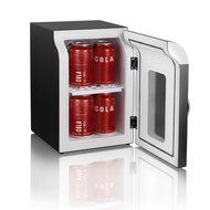 Mind Reader" Cube" Mini Coffee Station Refrigerator, Black N2