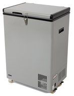 Whynter FM-951GW 95 quart Portable Wheeled Freezer with Door Alert and 12V Option, Gray N9