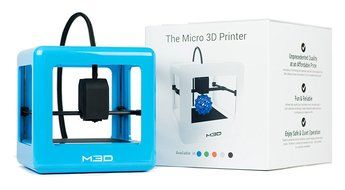 The Micro 3D Printer Retail Edition - [Clear] Auto-calibrating 3D Printer, Assorted 3D Ink - 1 Spool, 1.75mm,...