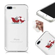 TYoung Case for iPhone 5C Cover [Santa Claus] Pattern Soft TPU Flexible Silicone Case Transparent Clear Crystal... N24